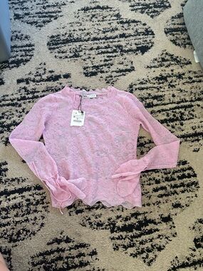 NWT ZARA lace top